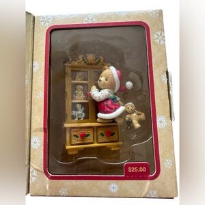 Enesco Treasury Masterpiece 1st Edition Cherished Teddies Ornament 1997 Vintage
